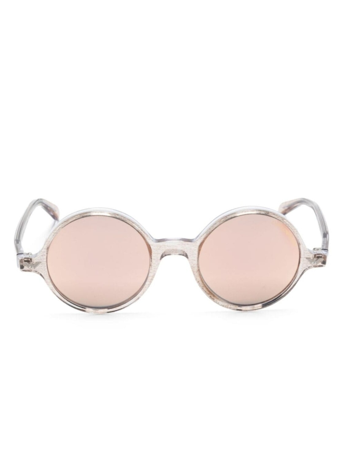

Emporio Armani солнцезащитные очки в круглой оправе, коричневый