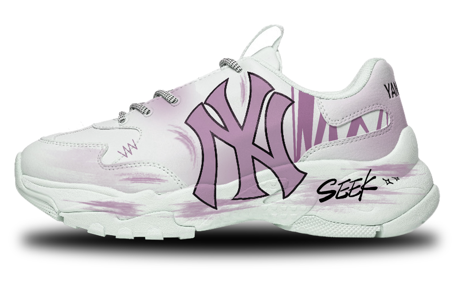 

MLB Кроссовки Big Ball Chunky Unisex Low top Pink White