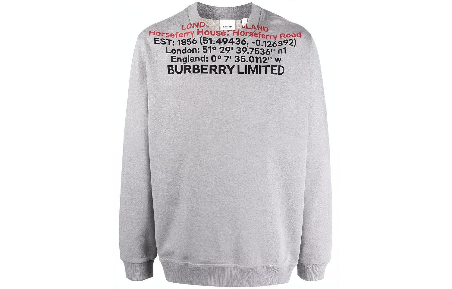 

Толстовка мужская серая Burberry, серый