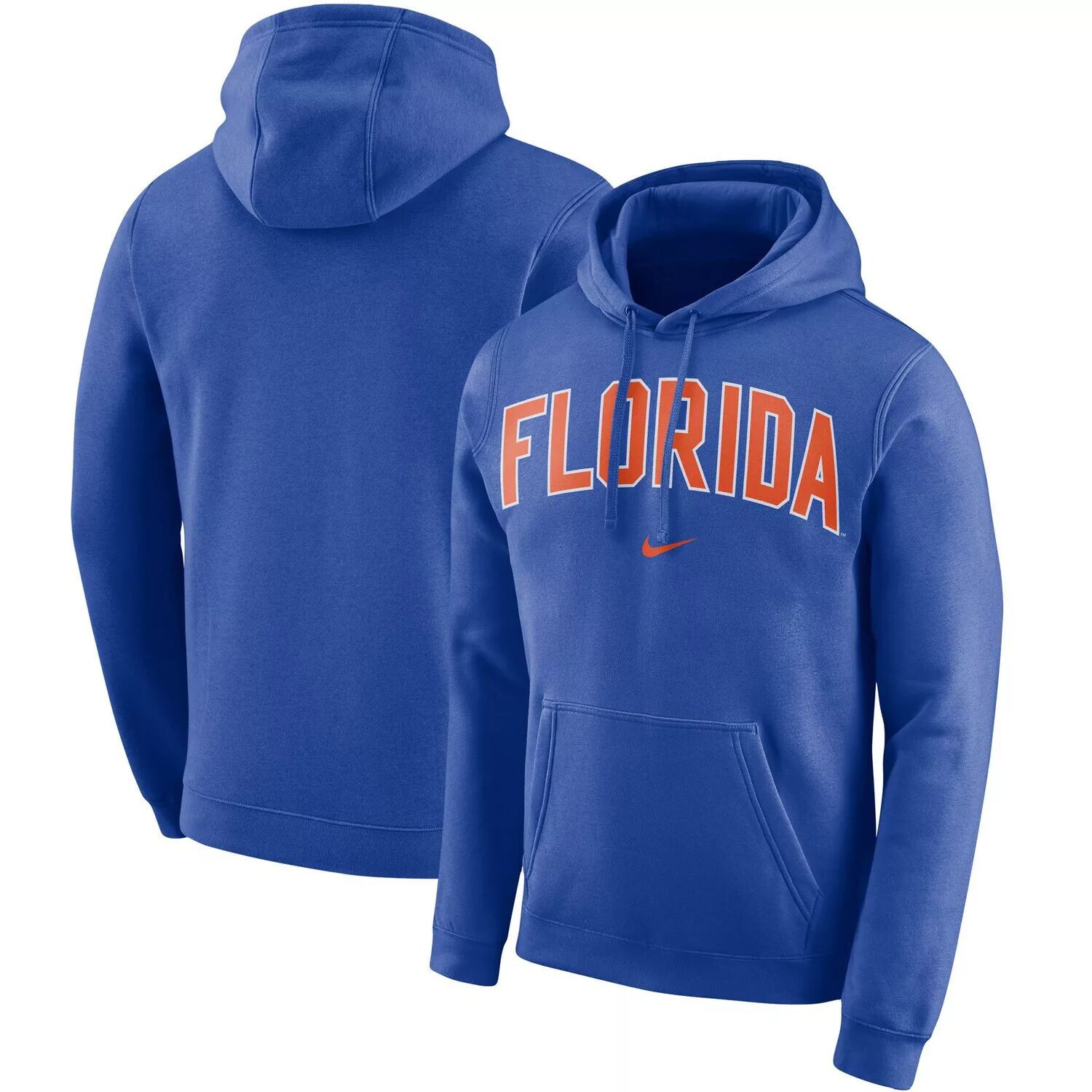 

Мужской флисовый пуловер с капюшоном Royal Florida Gators Arch Club Nike, Синий, Мужской флисовый пуловер с капюшоном Royal Florida Gators Arch Club Nike