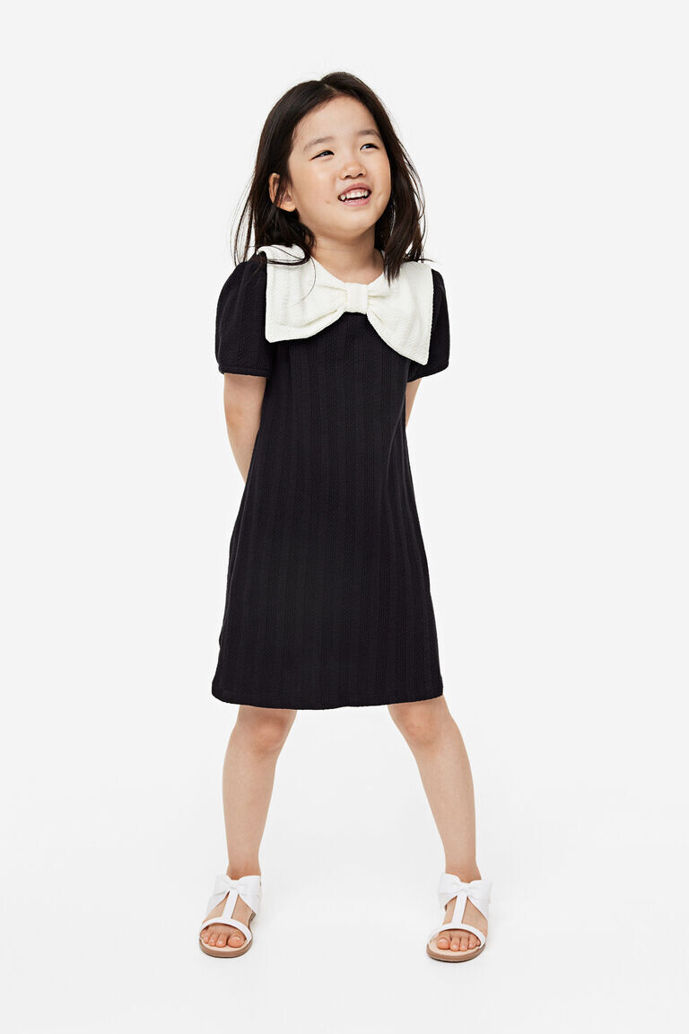 

Платье с бантом H&M, белый