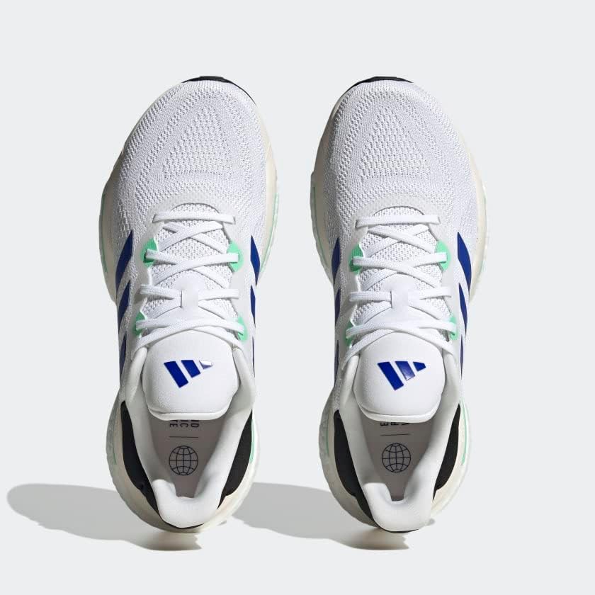 Мужские беговые кроссовки adidas Solarglide 6, белый/синий — фото 2
