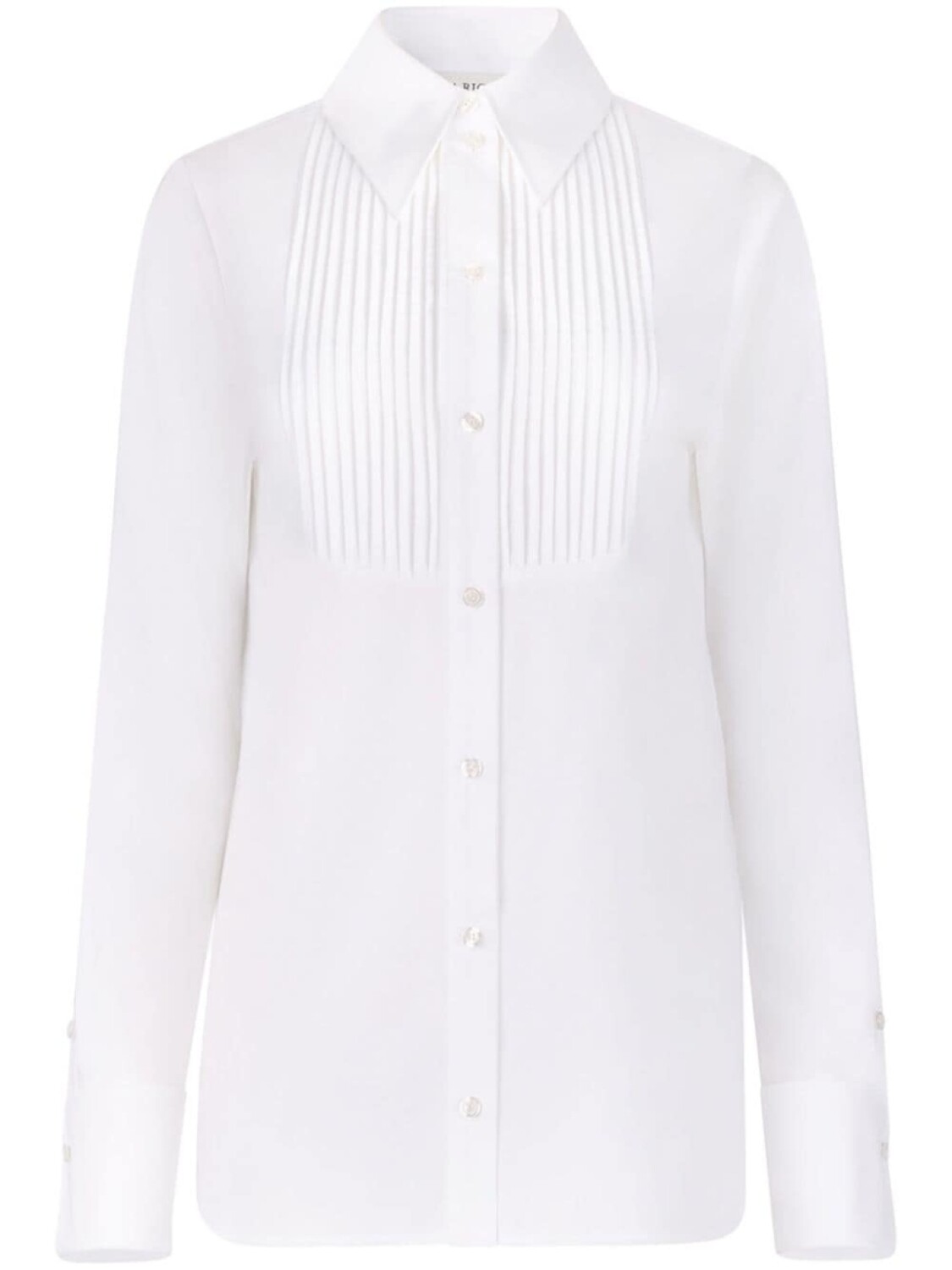 

Nina Ricci рубашка с манишкой, белый