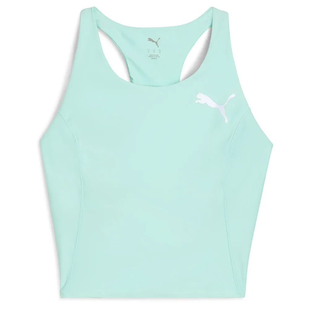 

Футболка без рукавов спортивная Puma Raceday Ultraform Crop, зеленый