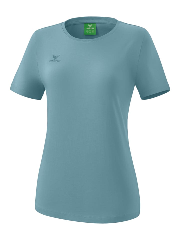 

Erima Женская спортивная футболка для командных видов спорта, дымчато-голубого цвета, Синий, Erima Женская спортивная футболка для командных видов спорта, дымчато-голубого цвета