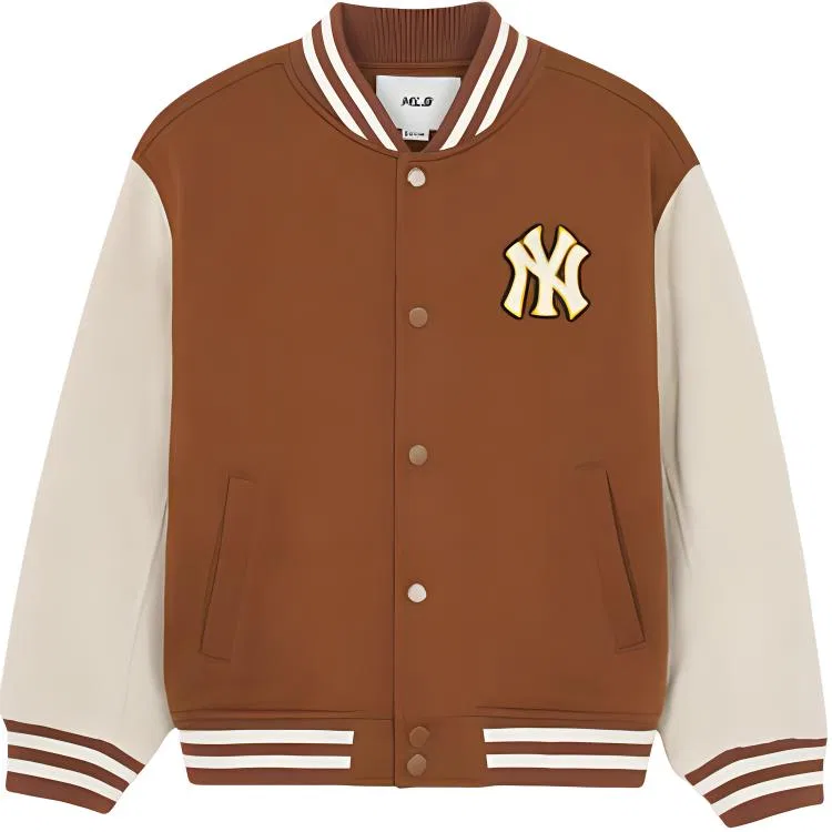 Куртка бейсбольная brown для детей 3-7 лет MLB KIDS