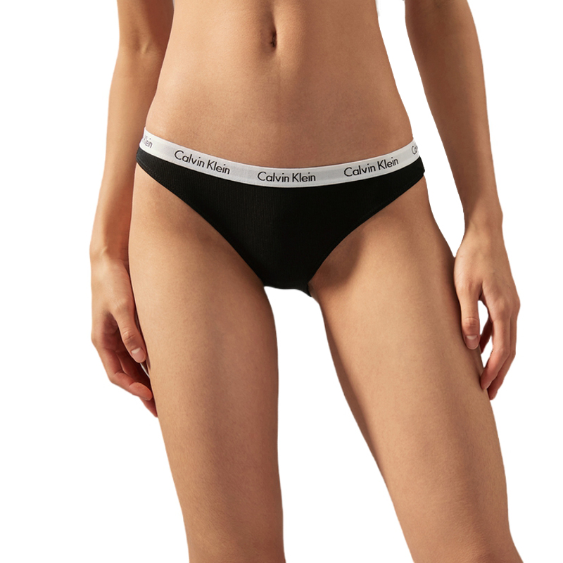 CALVIN KLEIN Трусы женские 3 шт, D4H-Космический черный/Кокосовый серый/Медово-розовый — фото 4