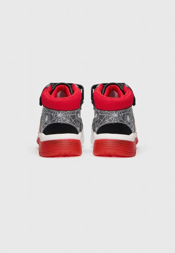 Кроссовки с мигающей подошвой в стиле человека-паука Friboo, Black/Red — фото 3