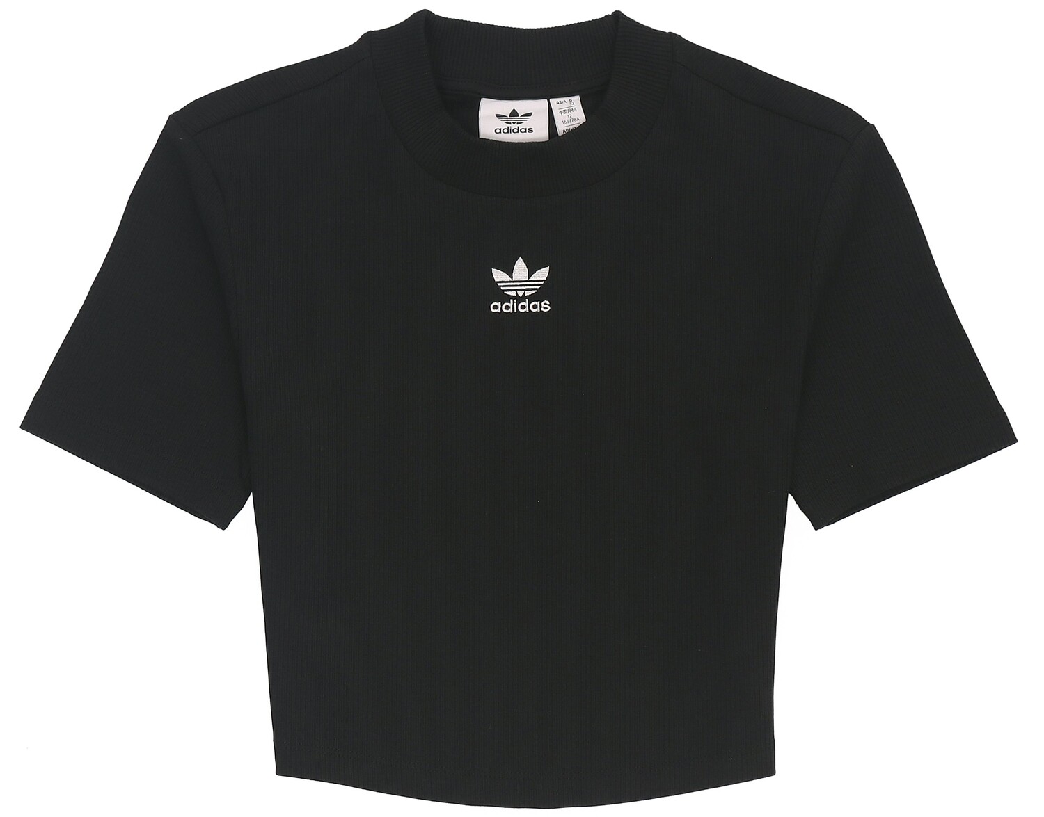 

Женский укороченный топ adidas originals, Черный