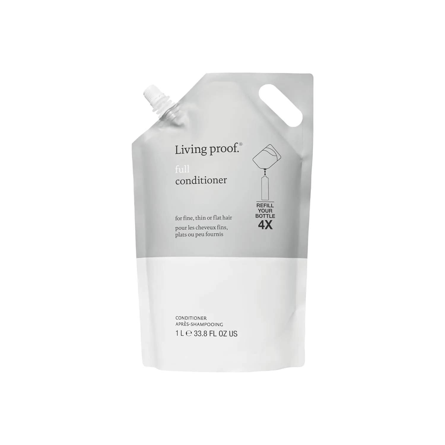 Кондиционер Living Proof Full Conditioner для придания объема и увлажнения волосам - придает объем, мягкость и блеск, не содержит силиконов, безопасен для окрашенных волос. 1000 мл (1 шт.)
