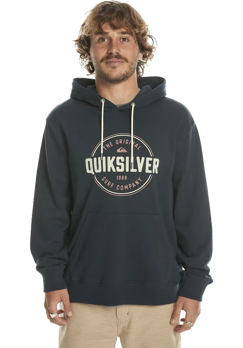 

Толстовка Quiksilver с капюшоном "CIRCLE UP HOODIE", синий