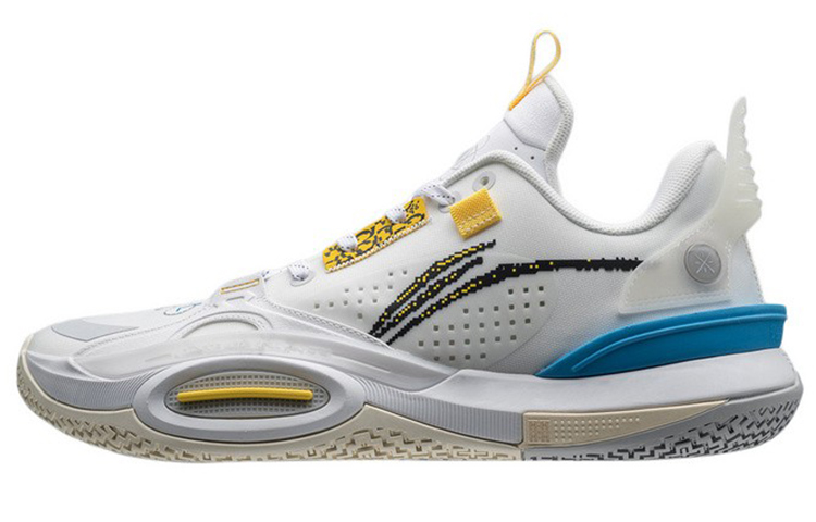 

LINING Лининг All City 10 Wade All City 10 тестовые нескользящие амортизирующие износостойкие низкие баскетбольные кроссовки белые