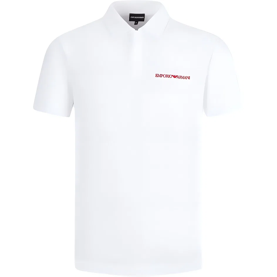 Поло мужское SS24 White EMPORIO ARMANI