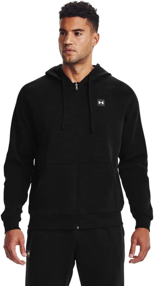 

Толстовка Under Armour Rival Fleece с молнией, Black (001)/Onyx White