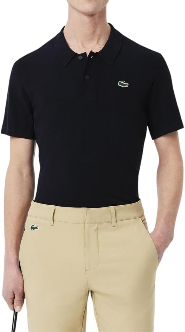 

Lacoste мужской спортивный короткий рукав поло воротник гольф свитер, Navy Blue, Синий, Lacoste мужской спортивный короткий рукав поло воротник гольф свитер, Navy Blue