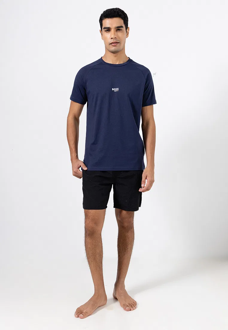 Футболка, slim fit, BOSS Mainline, темно-синий — фото 4