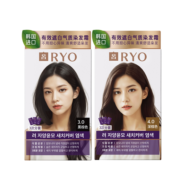 

Краски и осветлители для волос унисекс Ryo, темно-коричневый