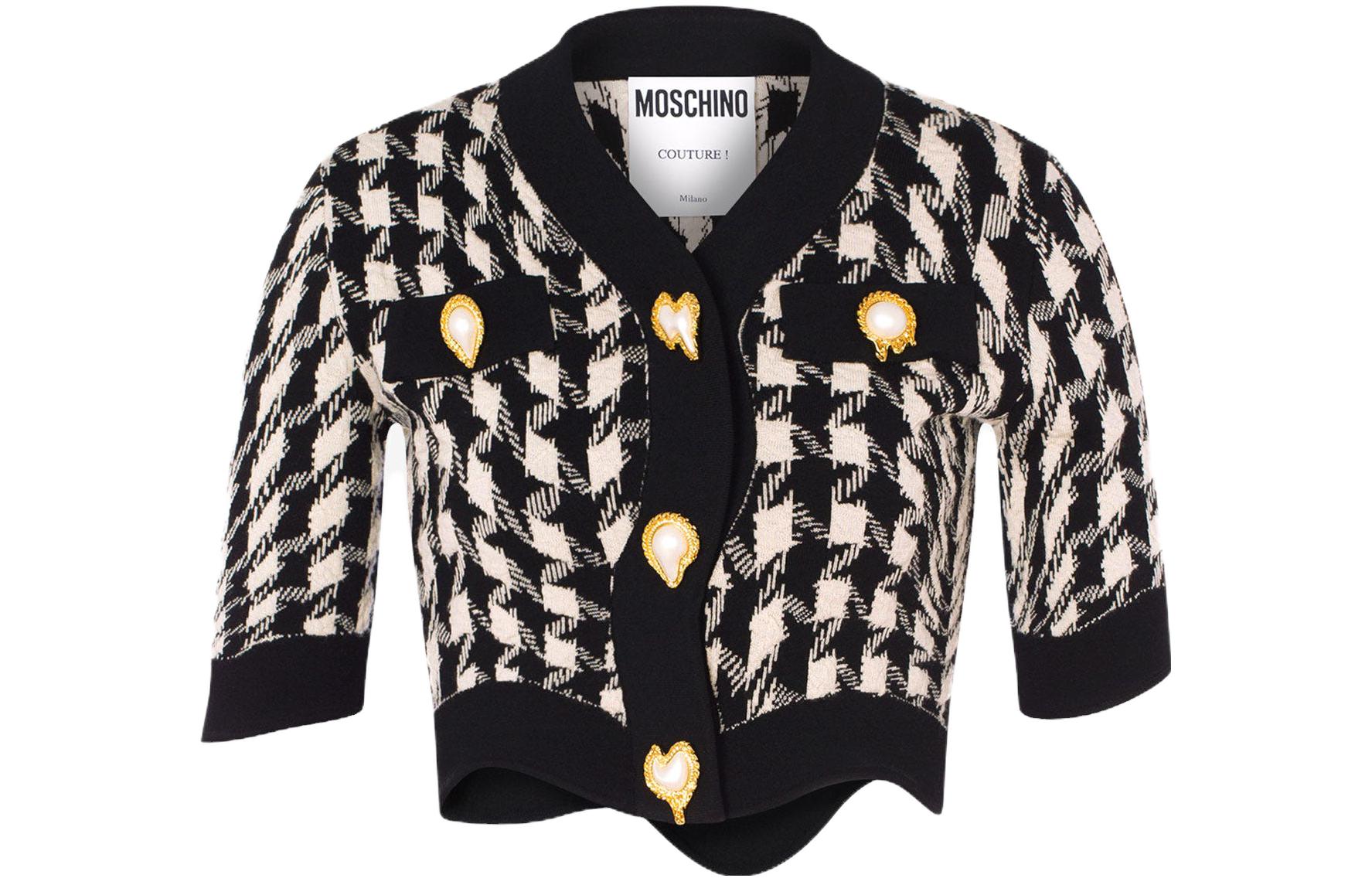 

MOSCHINO Укороченные пальто женское черные, Черный, MOSCHINO Укороченные пальто женское черные