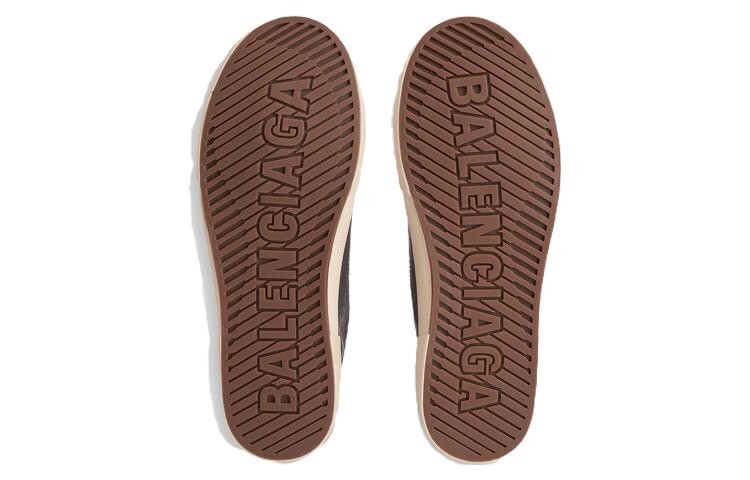 Кроссовки Balenciaga Skateboarding Shoes Men High-top Brown, коричневый — фото 4