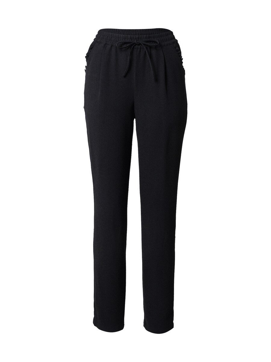 

Зауженные брюки со складками спереди VERO MODA FARREN, черный