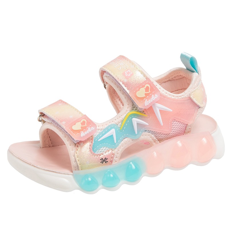 

Легкие детские сандалии с амортизаторами и низким верхом YUZHAOLIN, розовый