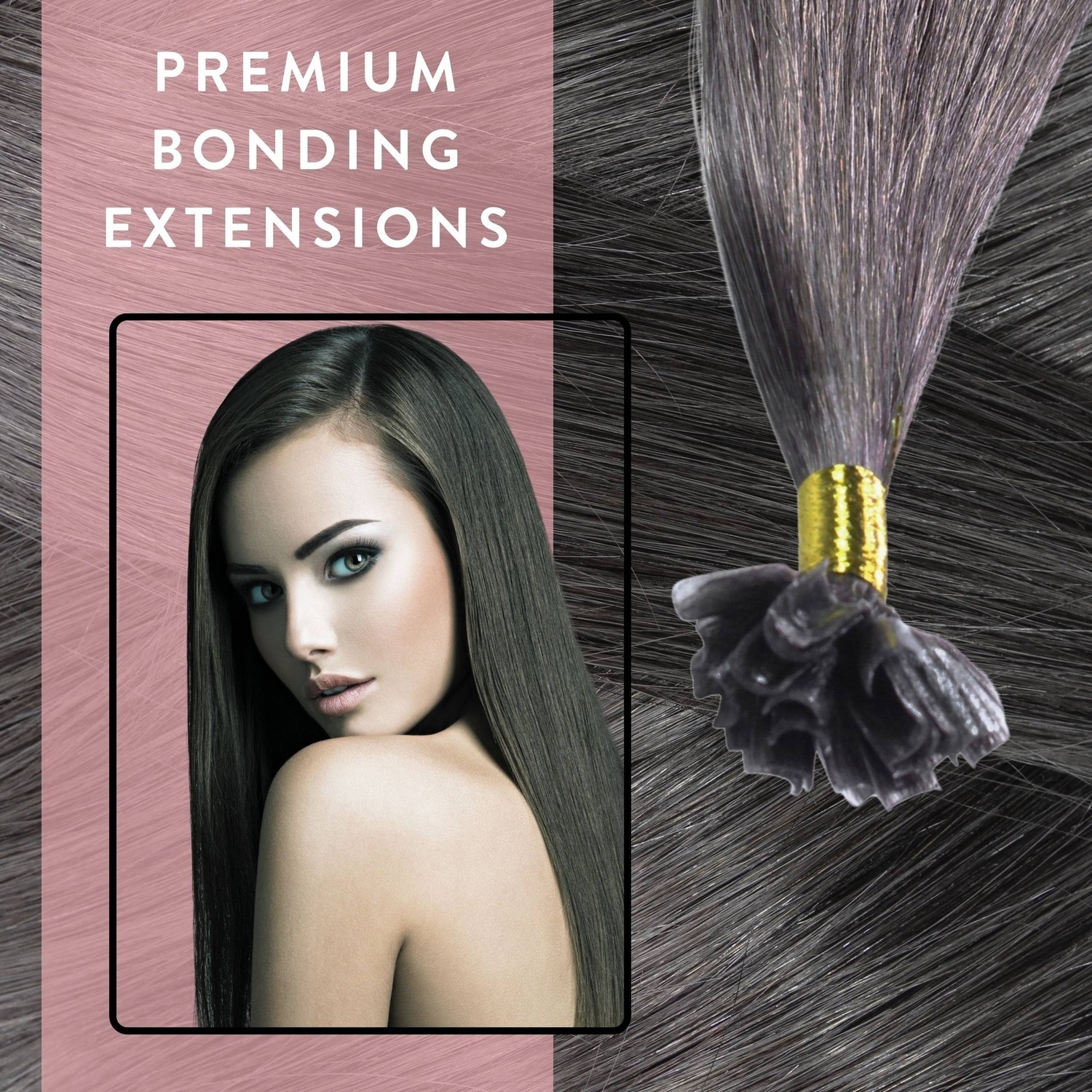 Накладные волосы bonding extensions premium echthaar #6/0 dunkelblond 0,8g Hair2Heart, 60cm, количество 25 шт. — фото 2