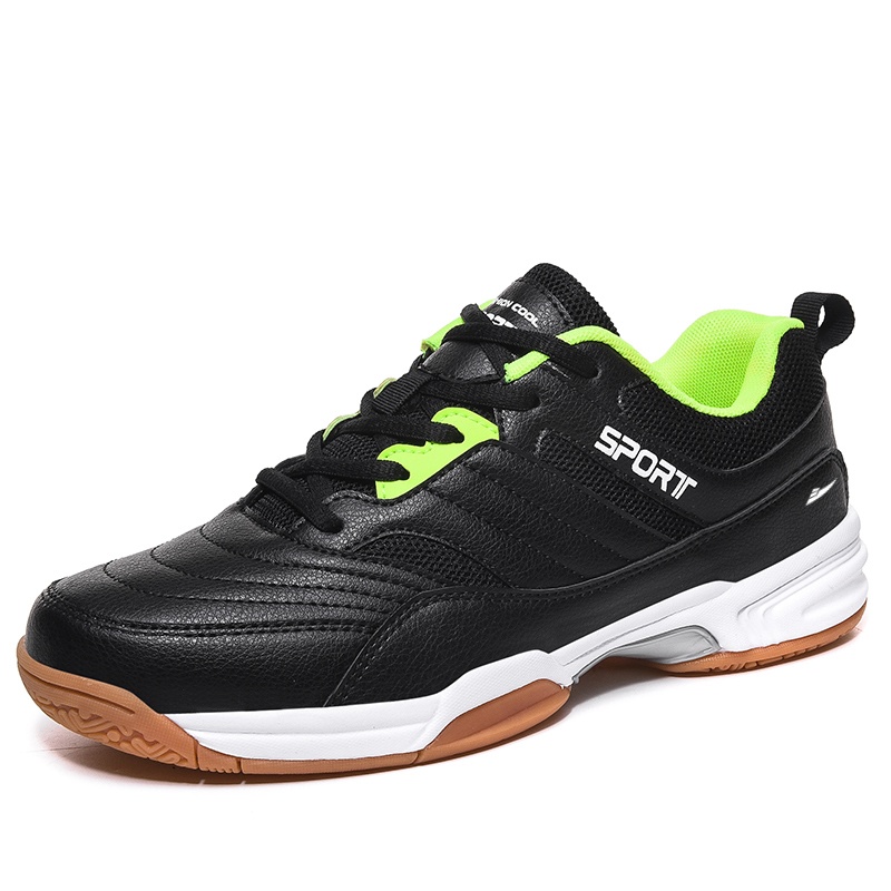 

Дышащие низкие кроссовки для бадминтона для мужчин Kuding, Black Green