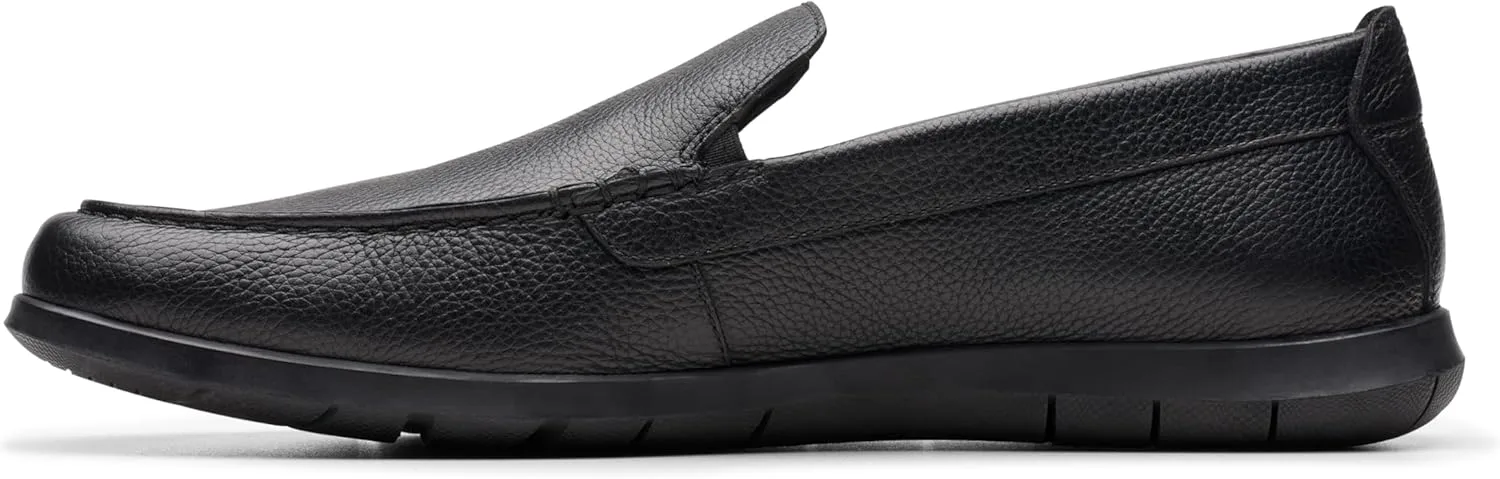 Мужские лоферы Clarks Flexway Step, черный — фото 3