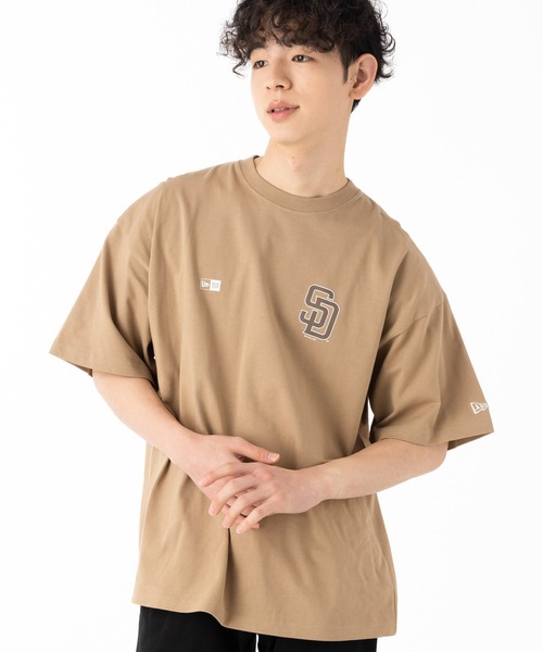 

Футболка оверсайз с коротким рукавом, MLB NEW ERA, бежевый