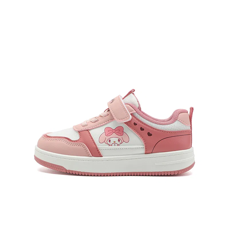 Кроссовки Hello Kitty Air Force 1 с завышенной подошвой, износостойкие, дышащие, противоскользящие, низкий верх Sanrio, Pink Beige-My Melody