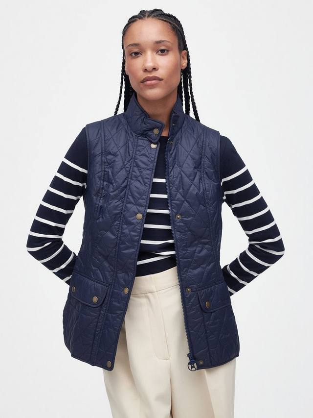 

Стеганый жилет оттерберна Barbour, темно-синий