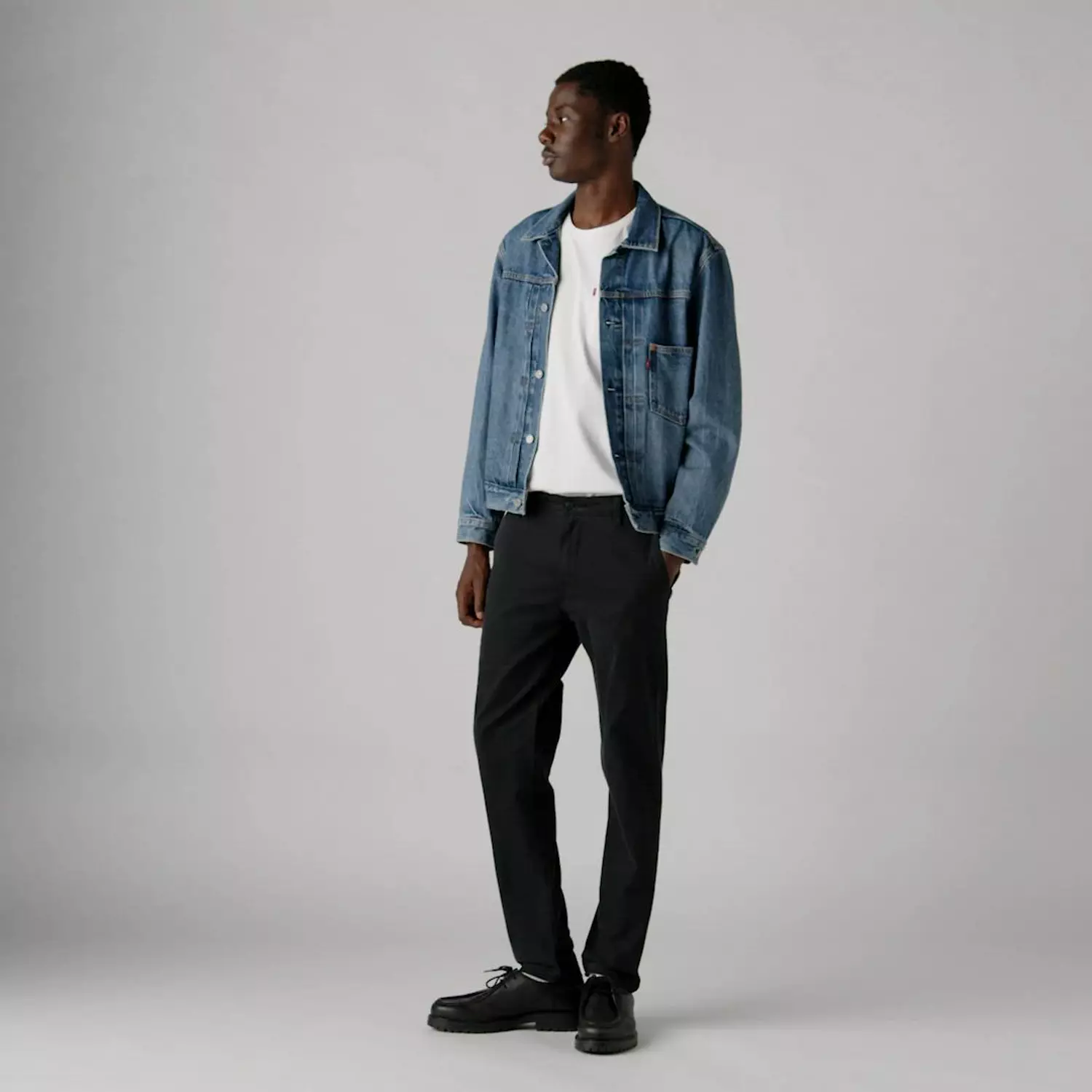 Levi’s xx чиносы стандартного зауженного кроя мужские брюки Levi's, черный — фото 4