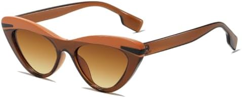 

Солнцезащитные очки 2026 года для женщин и мужчин, винтажная оправа «кошачий глаз», цветные солнцезащитные очки с защитой от УФ-излучения UV400, ретро-очки для улицы MTZJH, C3