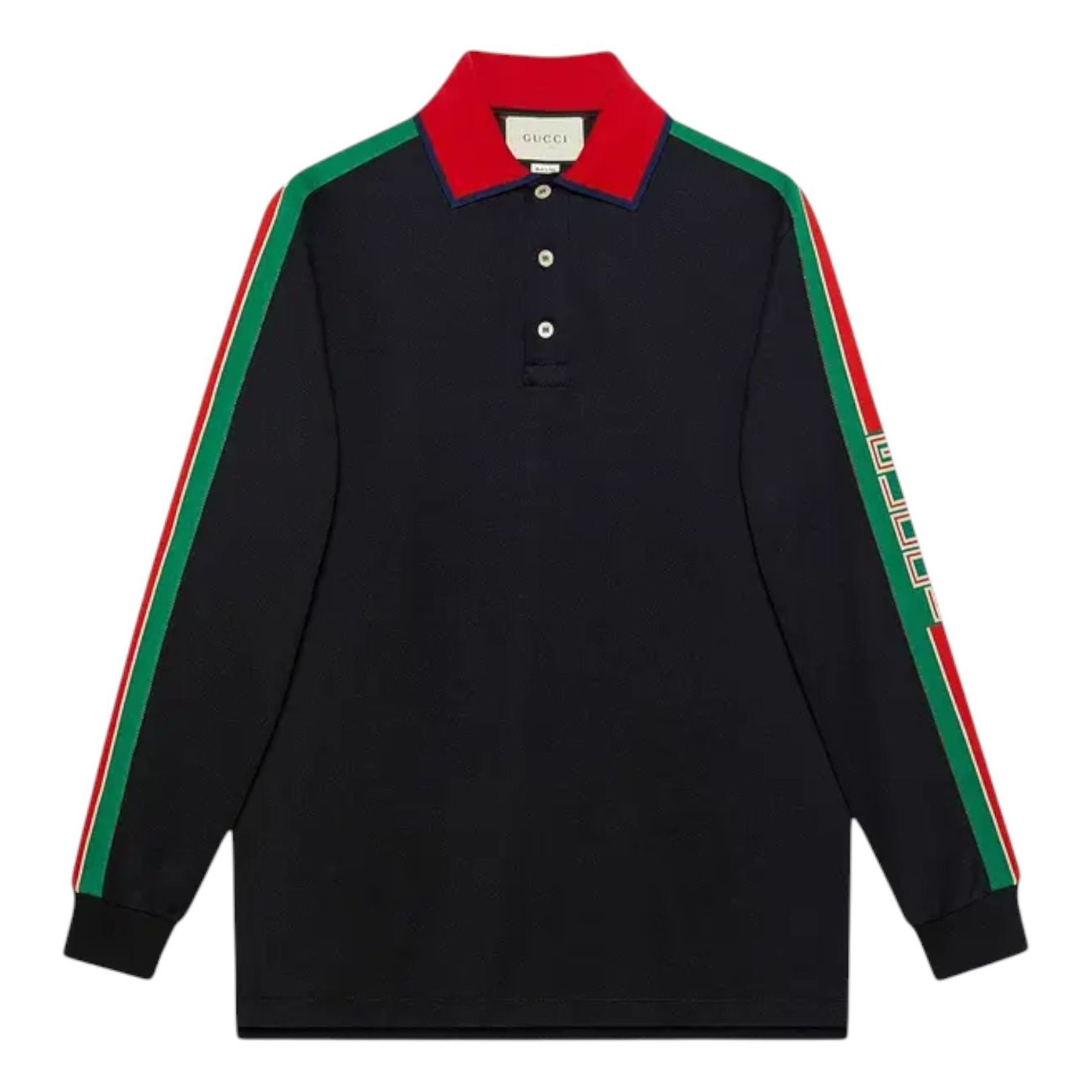 

Поло Gucci Long-Sleeve Logo Polo 'Multicolor'