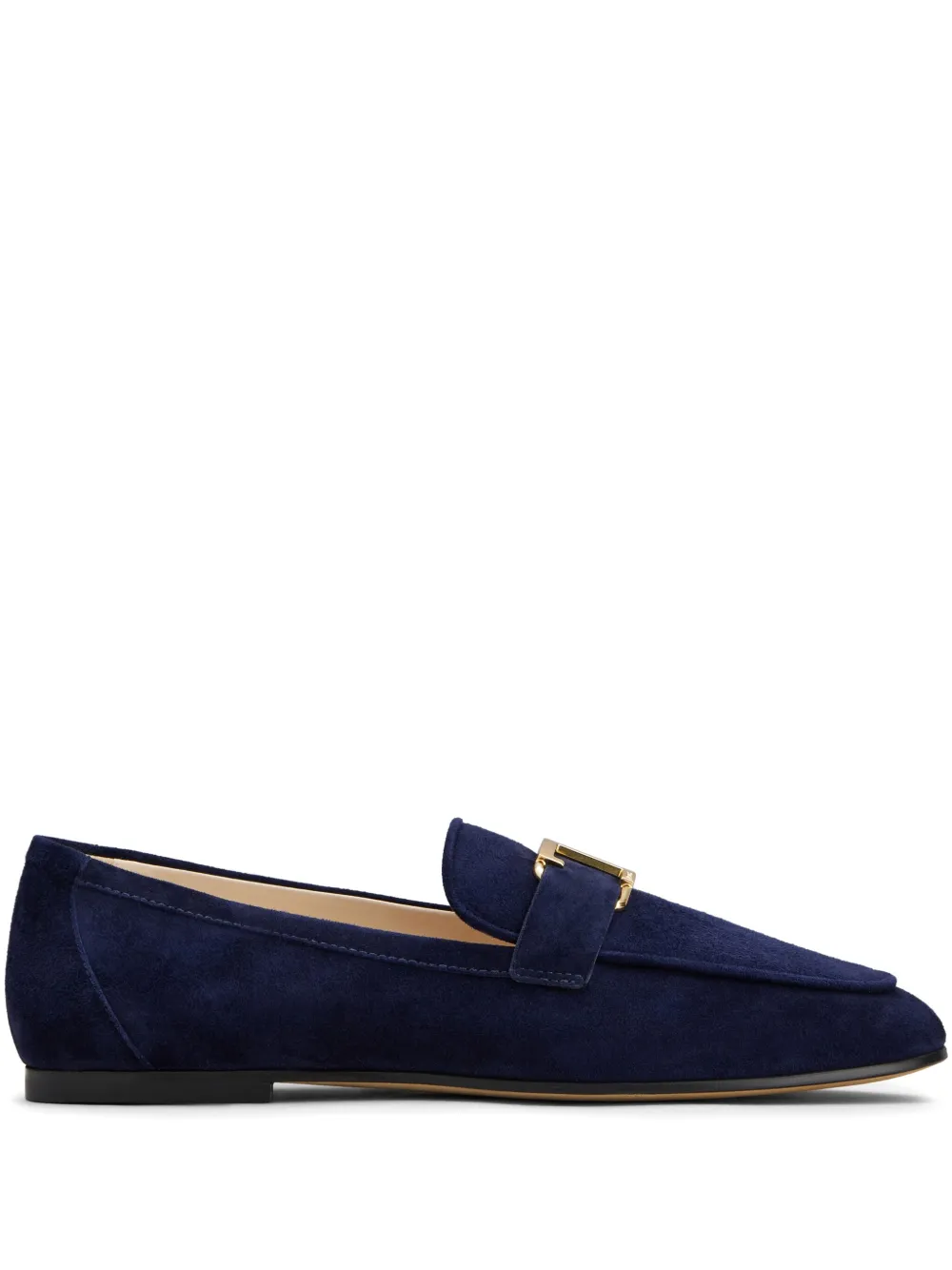 Замшевые лоферы TOD'S, синий
