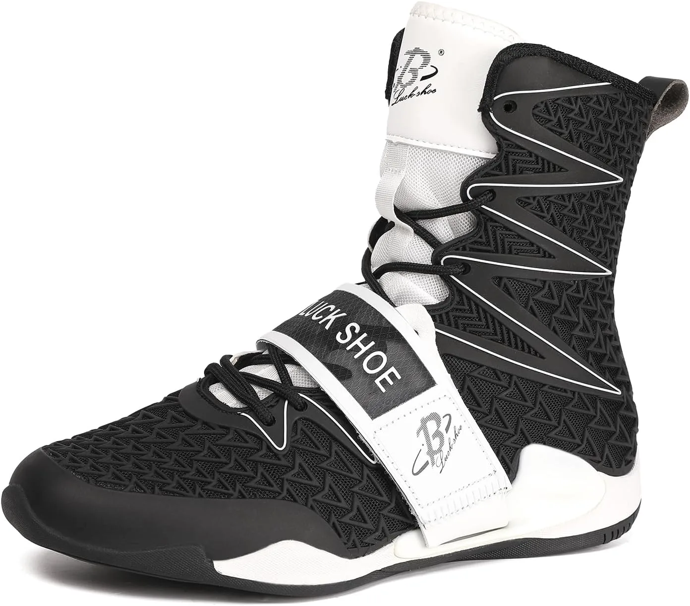 

Боксерские кроссовки для мужчин, высокие кроссовки для тренировок в спортзале, обувь для боевых видов спорта LS308 B LUCK SHOE, черный