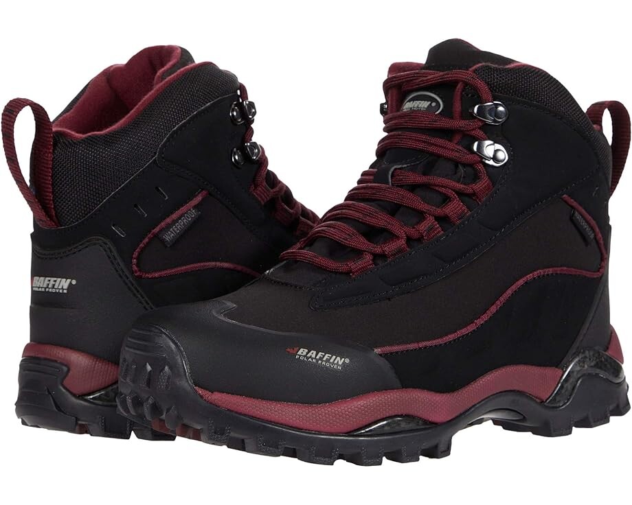

Походные ботинки Baffin Hike, цвет Black/Sangria