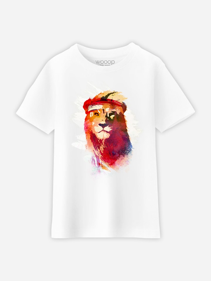 

Футболка Gym Lion WOOOP, белый