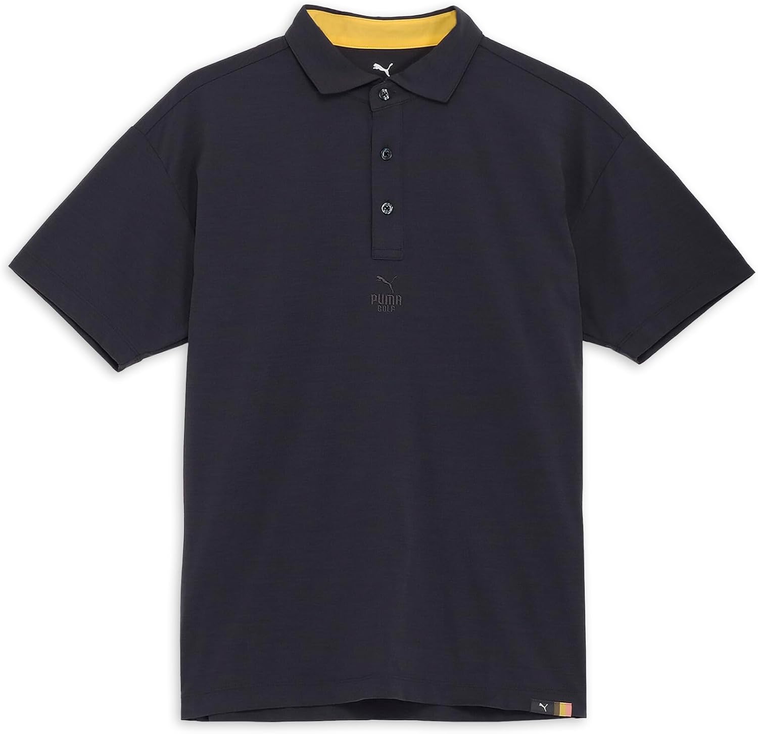 

Футболка-поло PUMA Golf FOG Solid Relax, белый/темно-синий