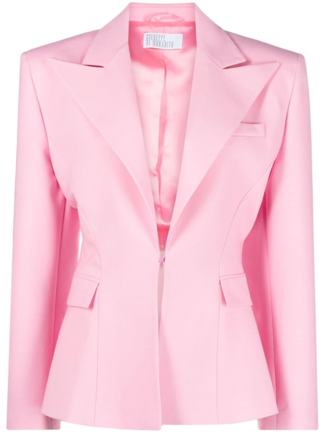 

Giuseppe Di Morabito singe-breasted wool blazer, розовый