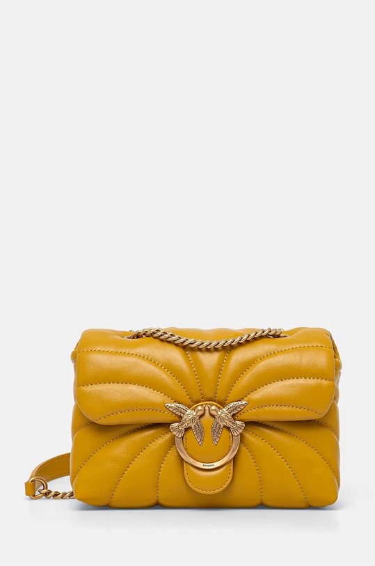 

Кожаная сумка Pinko, желтый