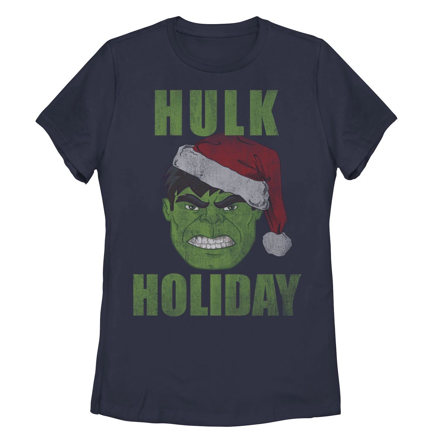 

Детская футболка Marvel Christmas Hulk Holiday с большим лицом Licensed Character