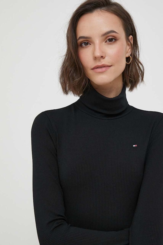

Лонгслив Tommy Hilfiger, черный