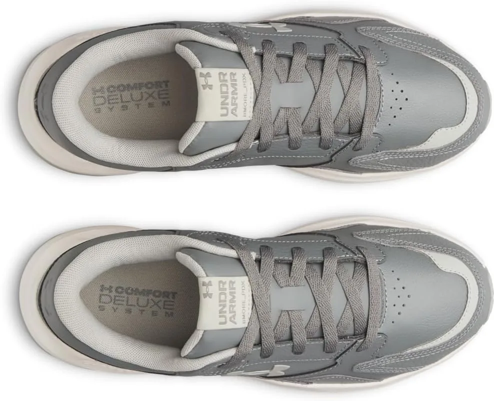 Мужские кроссовки Under Armour UA Edge Lthr Cross Trainer, белый/зеленый — фото 4