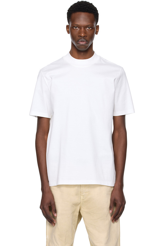 

Футболка Slim-Fit со стойкой Hugo, белый