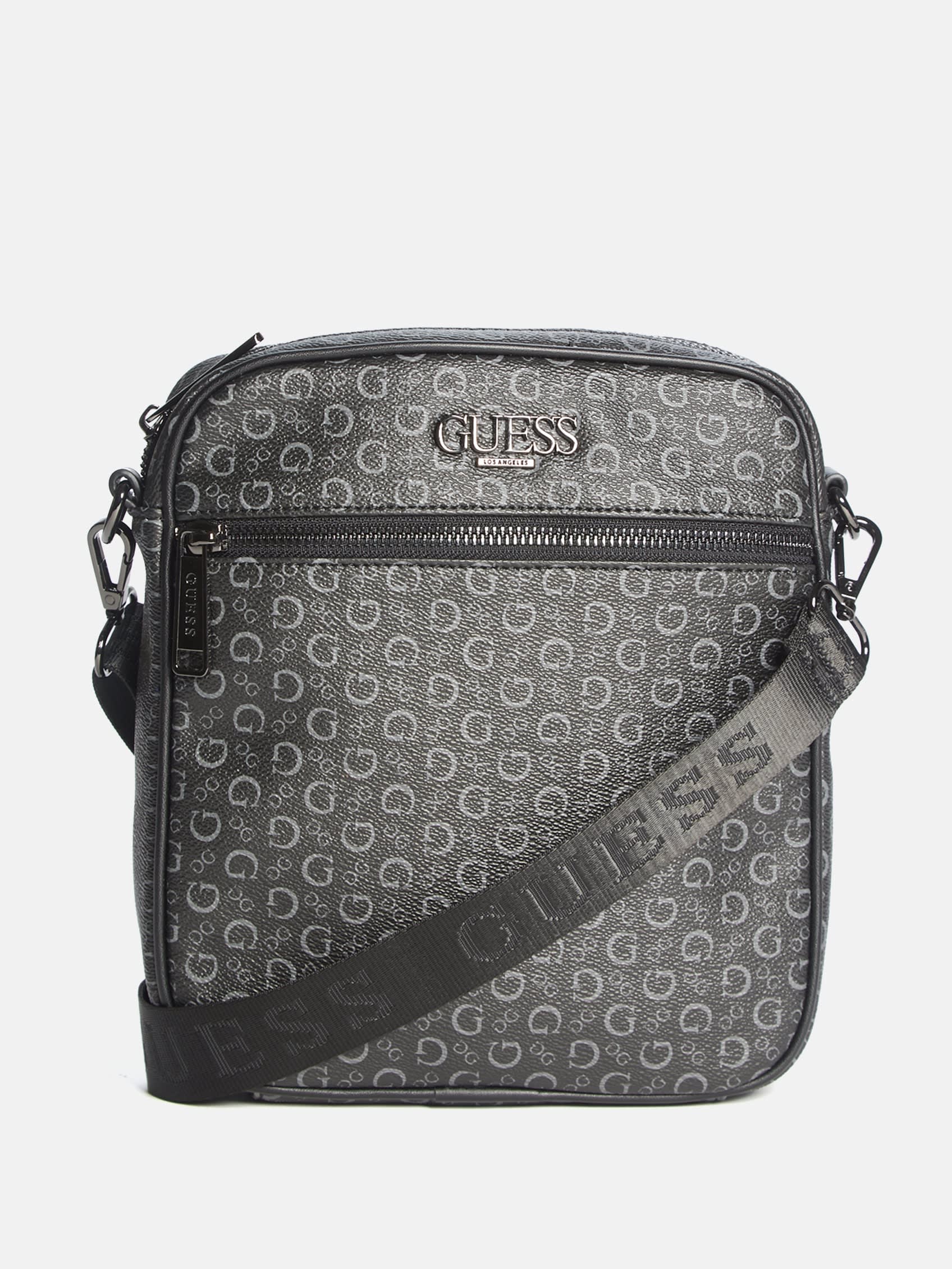 

Сумка-кроссбоди Gio Logo с верхней молнией Guess Factory, черный