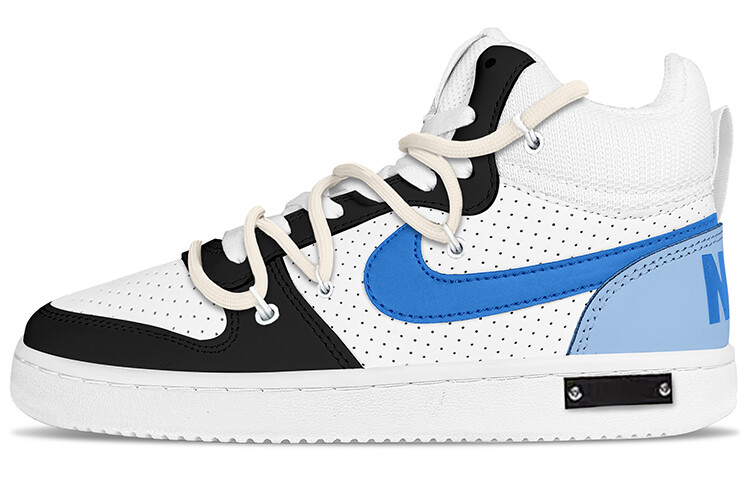 

Кроссовки Nike Court Borough Skateboarding Shoes Men Mid-top Blue, синий