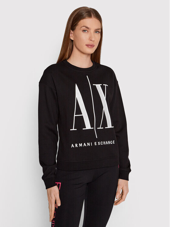 

Толстовка regular fit Armani Exchange, черный