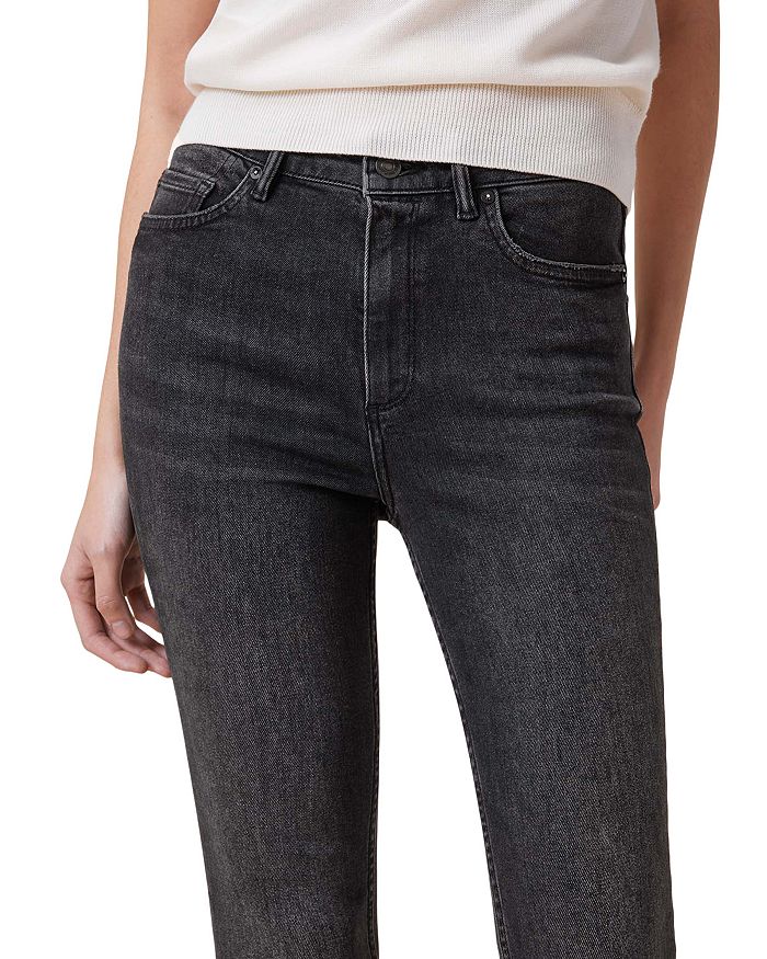 Джинсы-скинни Miller Push Up High Rise Ankle в выцветшем черном цвете ALLSAINTS, черный — фото 4