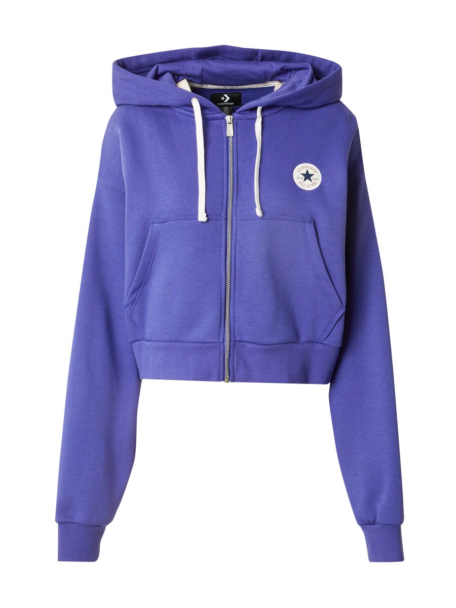 

Толстовка с капюшоном на молнии CONVERSE RETRO CHUCK, цвет Dark purple